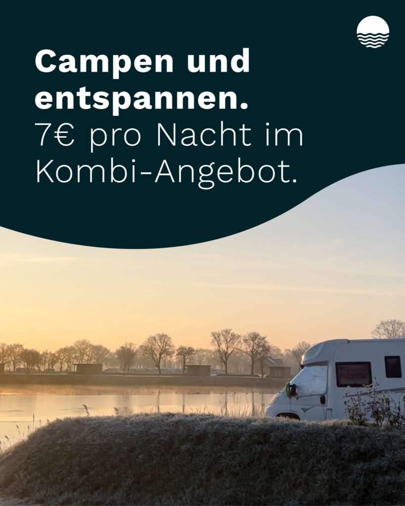 Wintercamping beim Friesensee für 7 EUR pro Nacht
