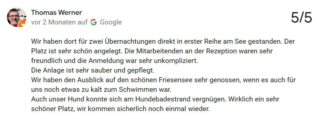 Google Bewertung