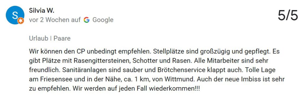 Google Bewertung
