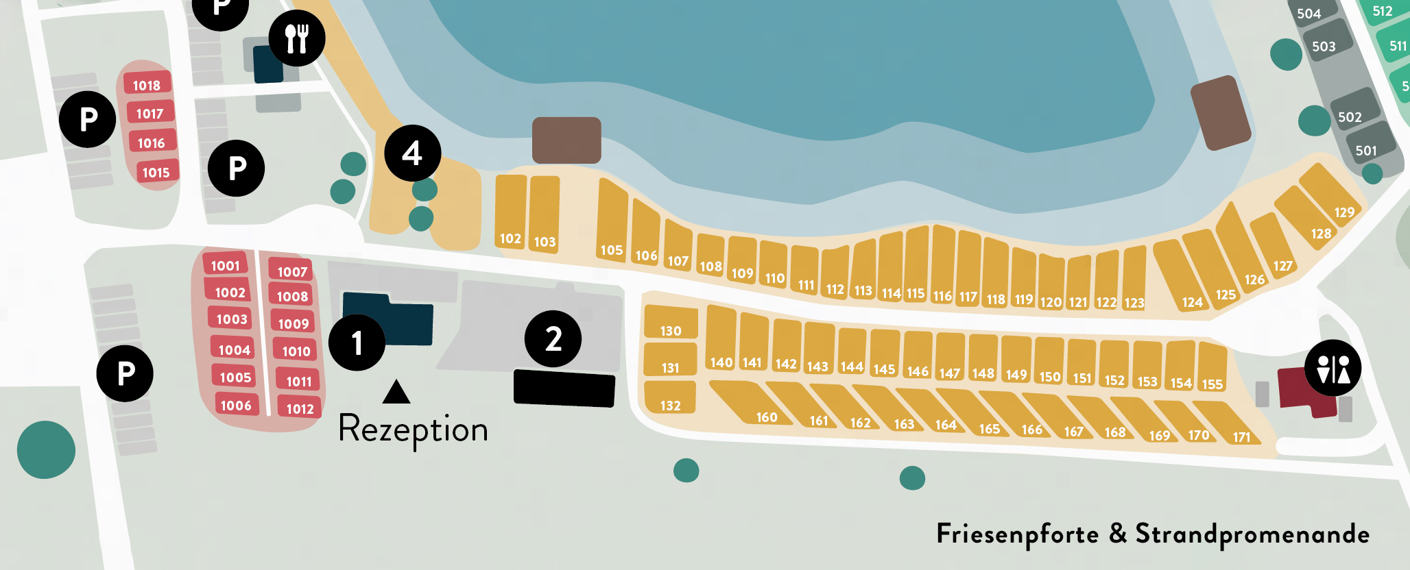Strandpromenade Friesensee