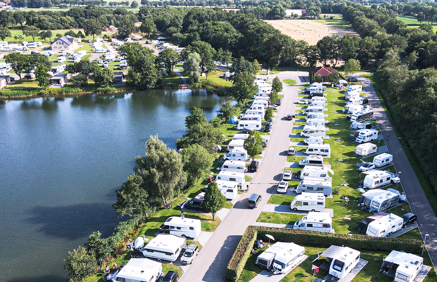 Drohnenaufnahmen Friesensee