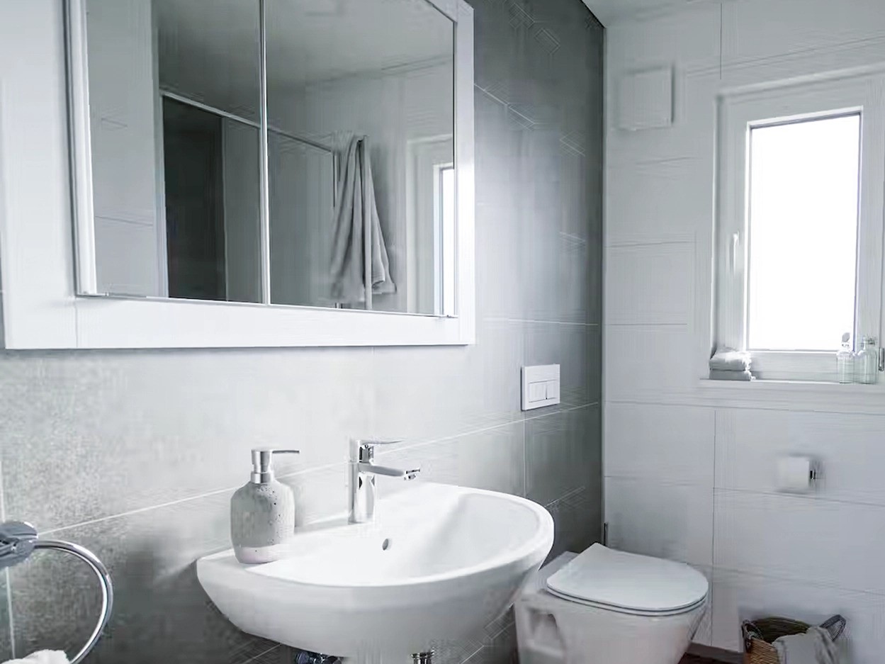 Seelodge Badezimmer Friesensee