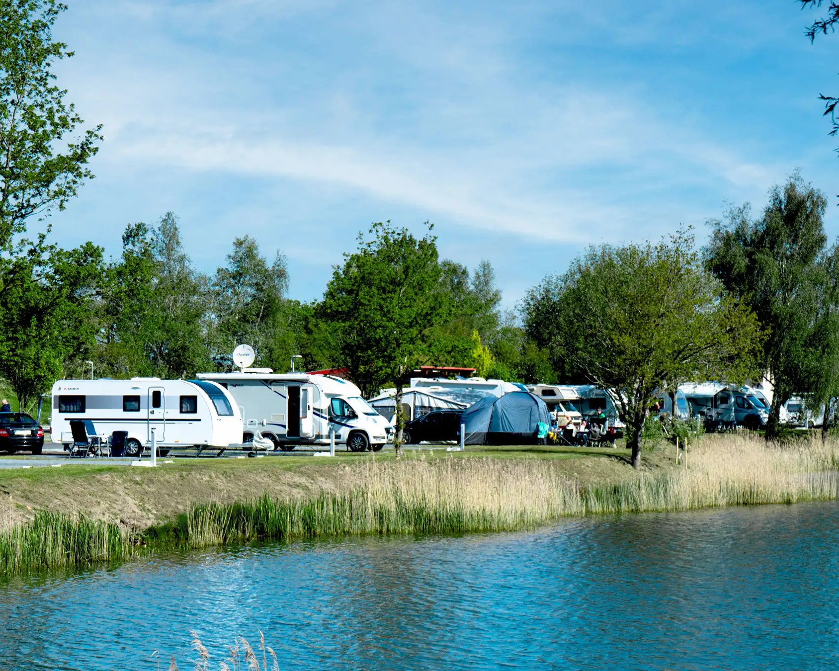 Stellplatz mit Seeblick
