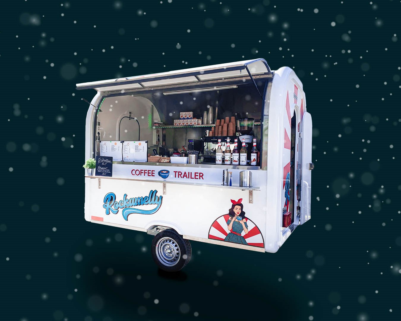 Friesensee Wintercamping Foodtruck