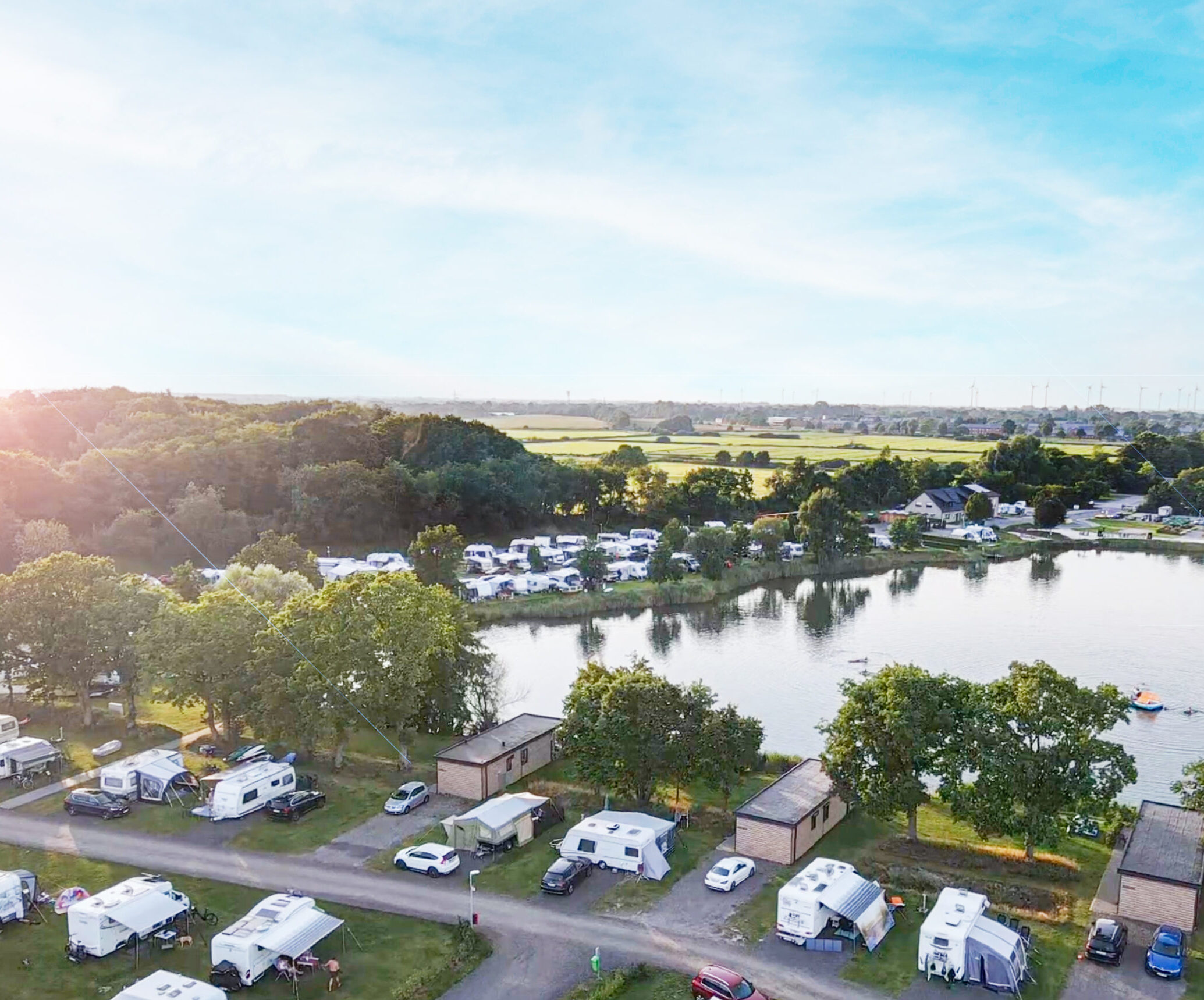 Friesensee Drohnenaufnahme