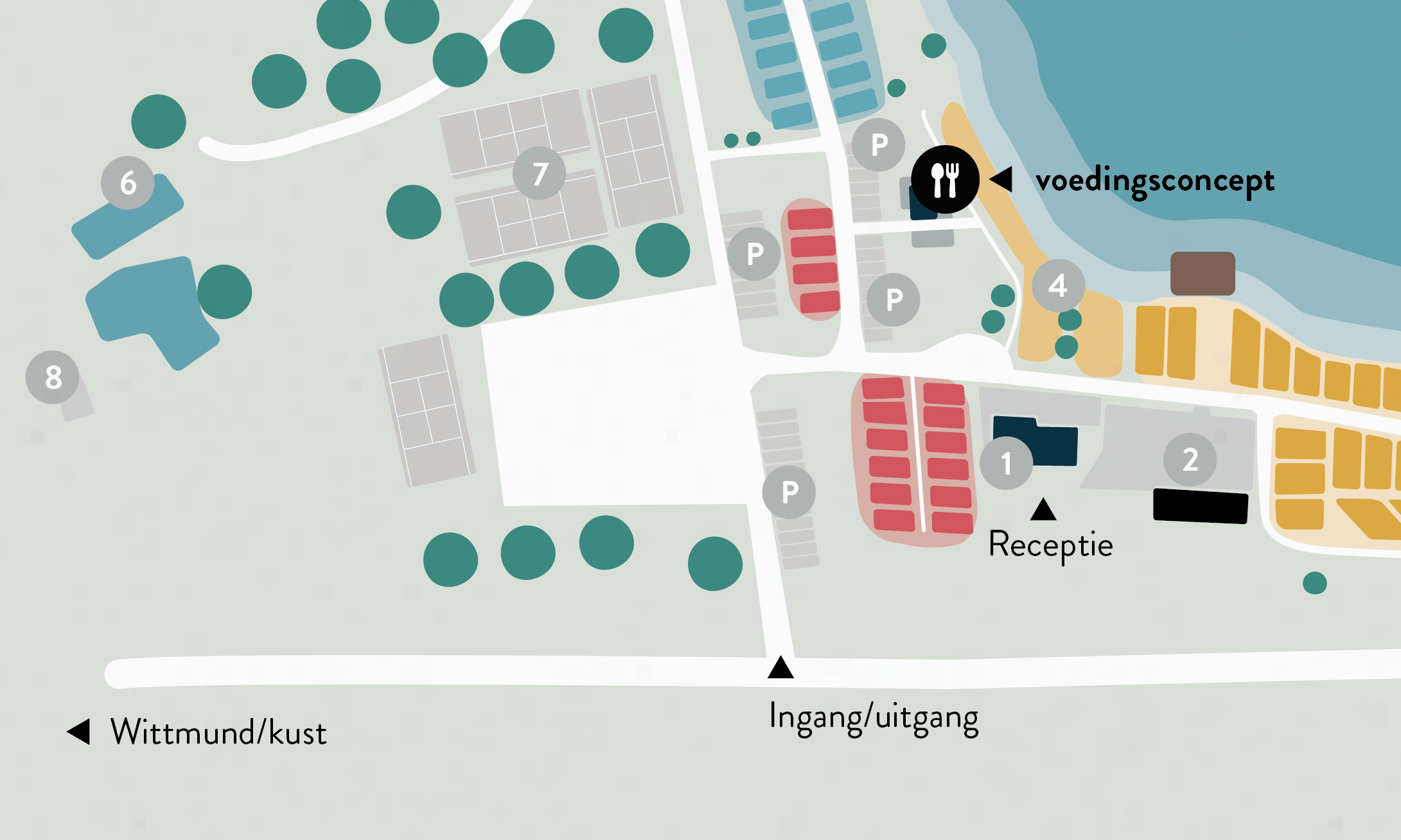 Friesensee Locatieplan Frieseneck