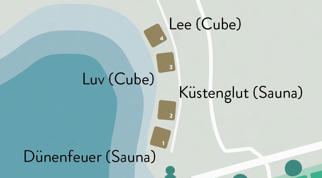 Friesensee Lageplan Saunastraße